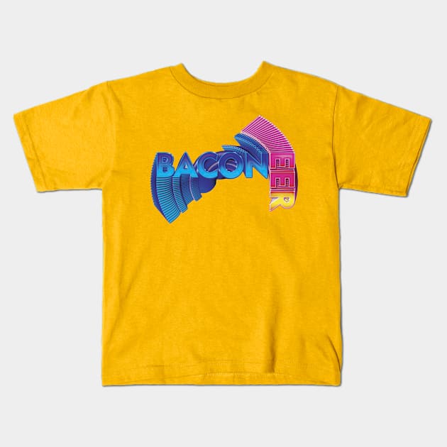 Baconeer Kids T-Shirt by DA42